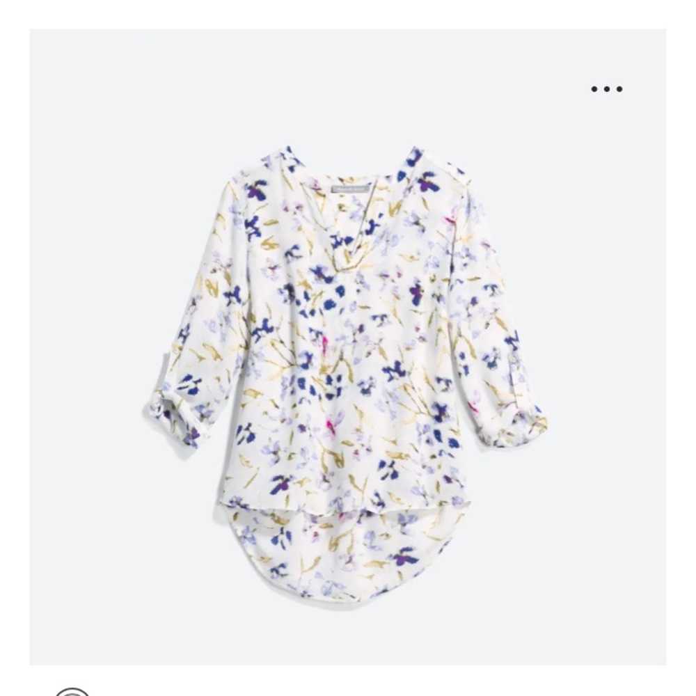 Daniel Rainn Koda Split Neck Blouse